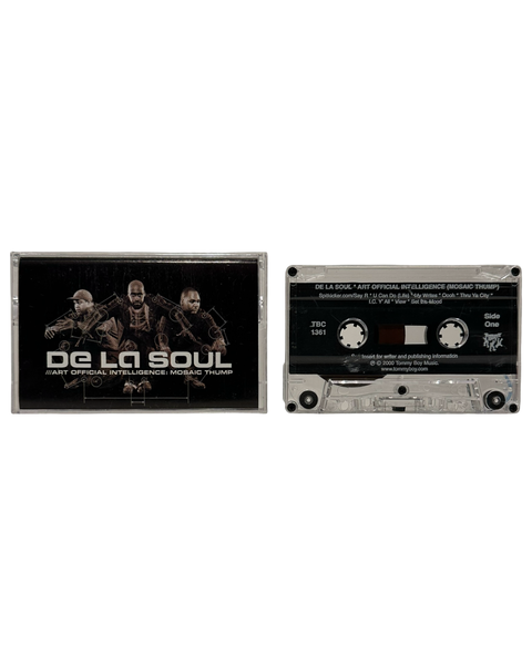 •DE LA SOUL - ART OFFICIAL INTELLIGENCE ///:MOSAIC THUMP• ~2000 OG PRESSING~ (CASSETTE TAPE)