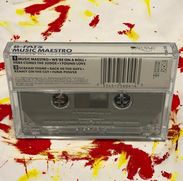•B-FATS - MUSIC MAESTRO• ~1989 OG PRESSING~ (CASSETTE TAPE)