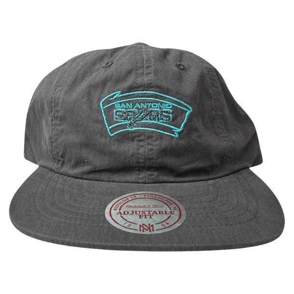 *San Antonio* soft shell buckleback hat by Mitchell & Ness