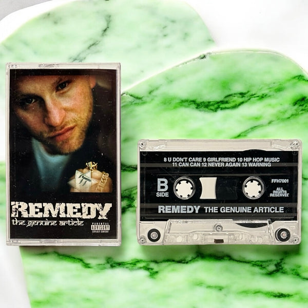 •REMEDY - THE GENUINE ARTICLE• ~2001 OG PRESSING~ (CASSETTE TAPE)