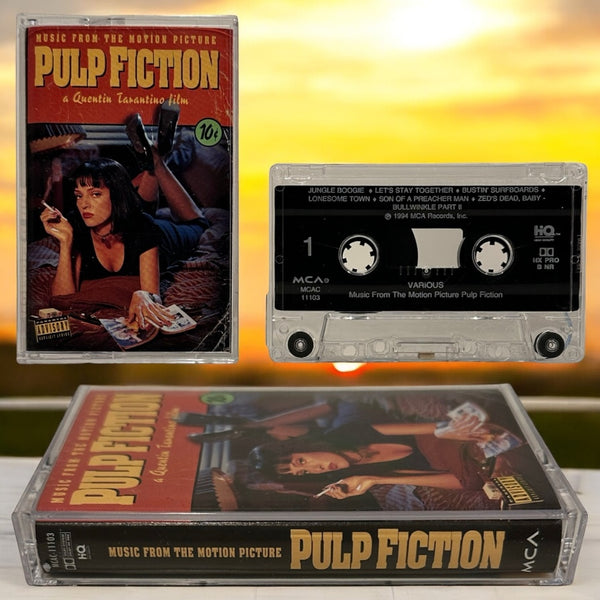 •PULP FICTION - MUSIC FROM THE MOTION PICTURE• ~1994 OG PRESSING~ (CASSETTE TAPE)