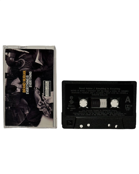 •BRAND NUBIAN - EVERYTHING IS EVERYTHING• ~1994 OG CANADIAN PRESSING~ (CASSETTE TAPE) (BLACK SHELL)