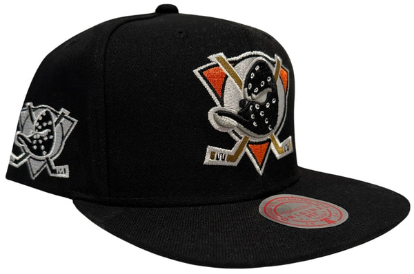 *Anaheim Mighty Ducks* snapback hats by Mitchell & Ness