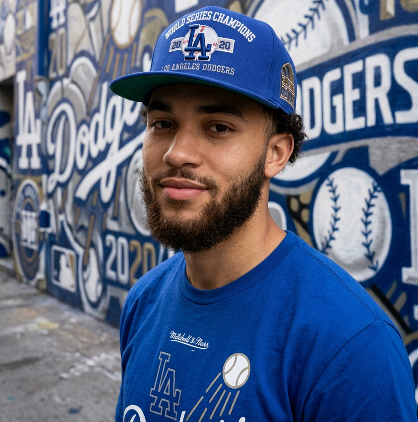 *LOS ANGELES DODGERS* Pro Pinch Snapback Hats by Mitchell & Ness