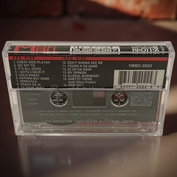 •MAC MALL - ILLEGAL BUSINESS?• ~1993 OG PRESSING~ (CASSETTE TAPE)