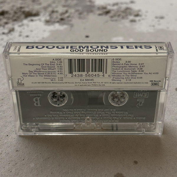 •BOOGIEMONSTERS - GOD SOUND• ~1997 OG PRESSING~ (CASSETTE TAPE)
