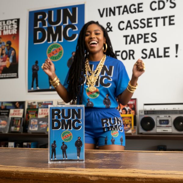 •RUN DMC - TOUGHER THAN LEATHER• ~1988 OG PRESSING~ (CASSETTE TAPE)