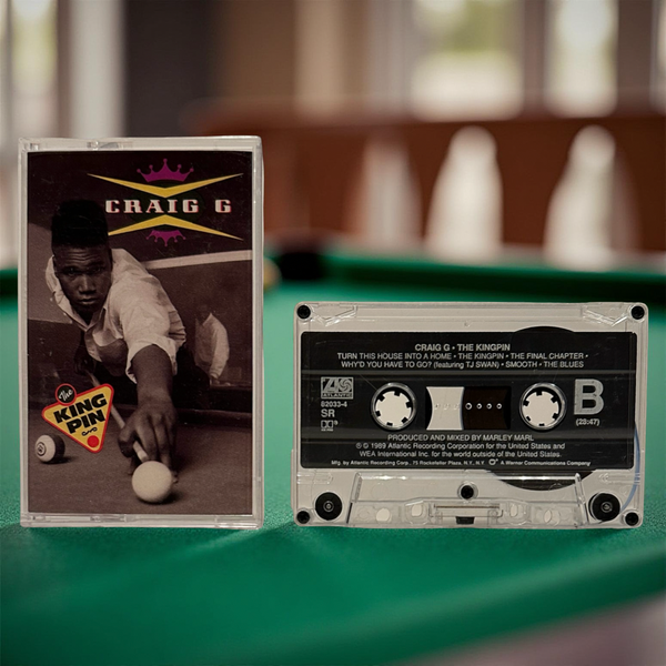•CRAIG G - THE KINGPIN• ~1989 HTF PROMOTIONAL COPY~ (CASSETTE TAPE)