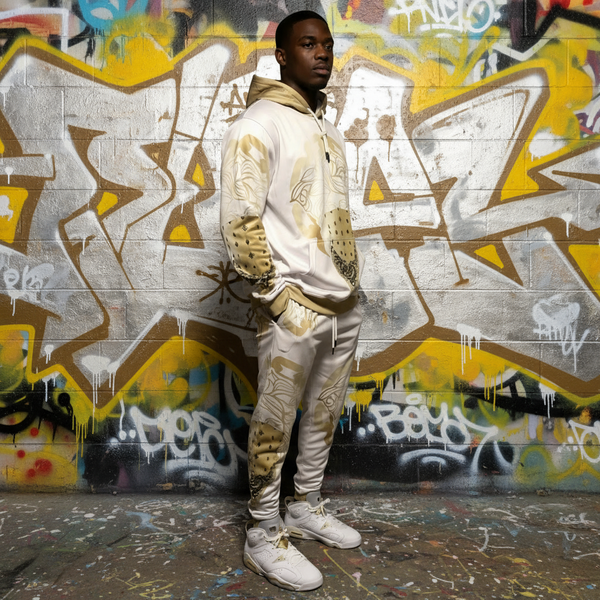 •CROOKS & CASTLES• JOGGER SWEATSUITS (FLEECY SOFT LINED) (1 of 1 Sample)