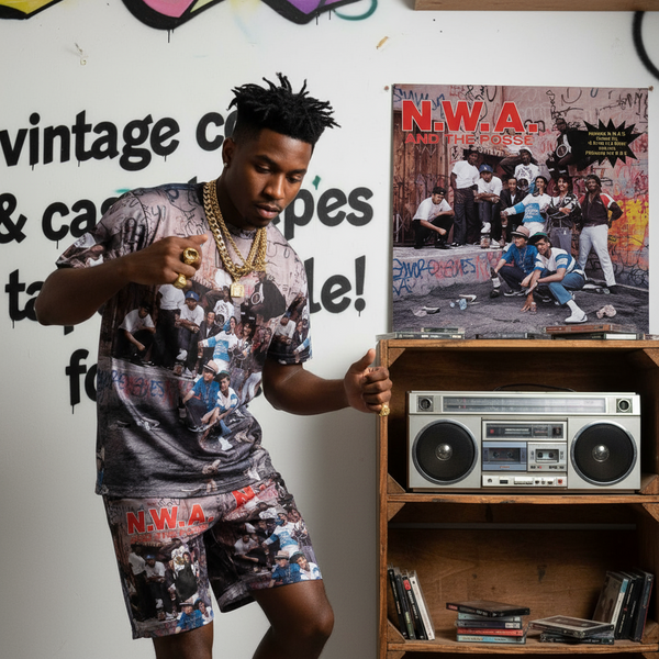 •N.W.A & THE POSSE - COMPILATION• ~1989 OG REPRESINGS~ (CD & CASSETTE TAPE) (ORIGINALLY RELEASED IN 1986)