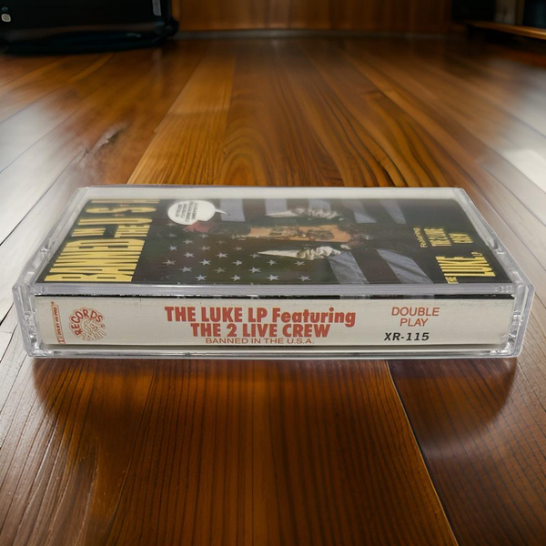 •THE LUKE LP FEATURING THE 2 LIVE CREW - BANNED IN THE U.S.A.• ~1990 OG PRESSING~ (CLEAN) (CASSETTE TAPE) (2)