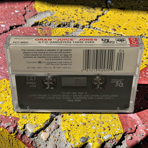 •ORAN “JUICE” JONES - G.T.O. GANGSTERS TAKIN’ OVER• ~1987 OG PRESSINGS~ (CD & CASSETTE TAPE)