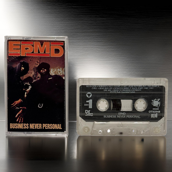 •EPMD ~ BUSINESS NEVER PERSONAL• ~1992 OG PRESSING~ (CASSETTE TAPE)