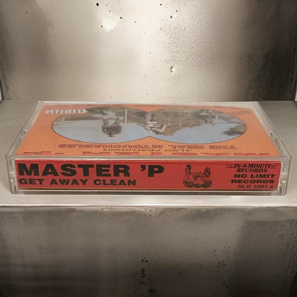 •MASTER P ~ GET AWAY CLEAN• (1990 OG PRESSING) (CASSETTE TAPE)