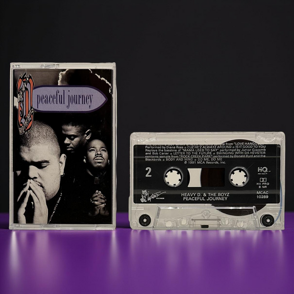•HEAVY D. & THE BOYZ ~ PEACEFUL JOURNEY• ~1991 OG PRESSING~ (CASSETTE TAPE)