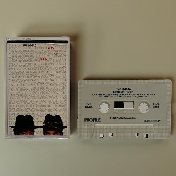 •RUN-D.M.C. ~ KING OF ROCK• ~1985 OG PRESSING~ (CASSETTE TAPE) (1)