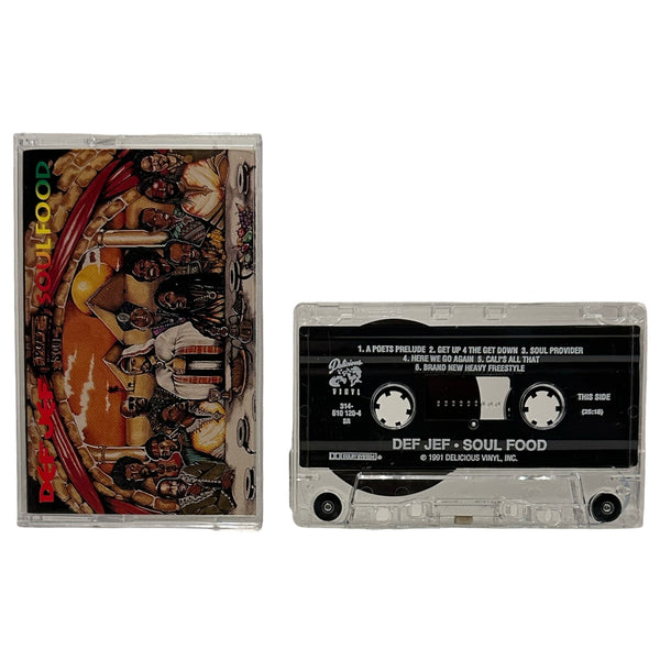 •DEF JEF - SOUL FOOD• ~1991 OG PRESSING~ (CASSETTE TAPE)