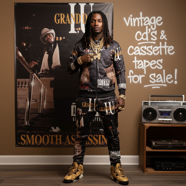 •GRAND DADDY I.U. - SMOOTH ASSASSIN• ~1990 OG PRESSING~ (CASSETTE TAPE)