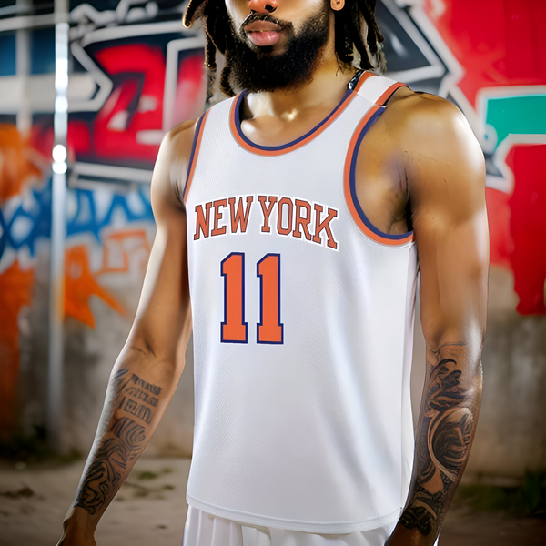 ^NEW YORK 11 BRUNSON^ Basketball Jerseys (Stitched Logos & Numbers)