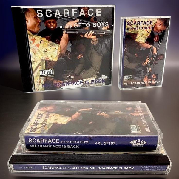 •SCARFACE - MR. SCARFACE IS BACK• (1991) (CASSETTE & CD AVAILABLE) (ORIGINAL PRESSINGS)