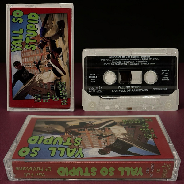 •YALL SO STUPID - VAN FULL OF PAKISTANS• ~1993 OG PRESSING~ (CASSETTE TAPE) (2)