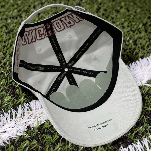 *TEXAS LONGHORNS* Strapback hat by Mitchell & Ness (Dad Hat Fit)