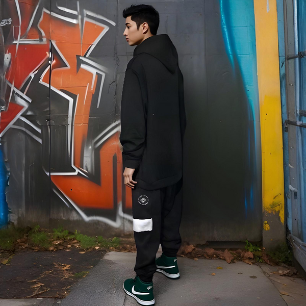 ^SEAN JOHN^ (GREEN~MULTI) POLYESTER HOODED ZIP UP TRACKSUITS (XB SIZED)