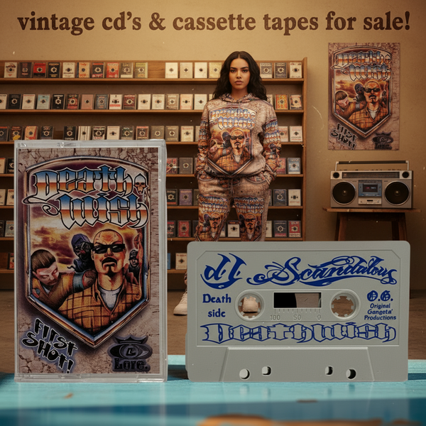 •D.J. SCANDALOUS ~ DEATH WISH• ~199? OG PRESSING~ (CASSETTE TAPE)