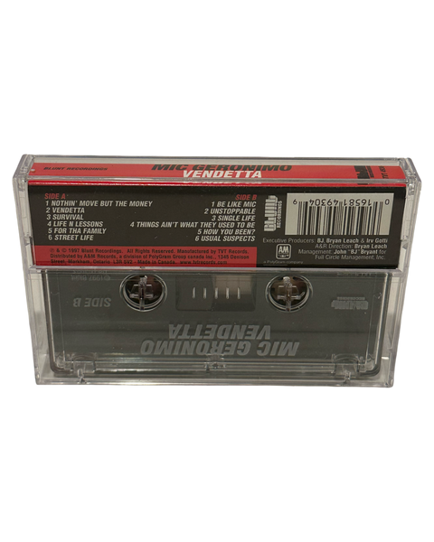 •MIC GERONIMO - VENDETTA• ~1997 OG CANADIAN PRESSINGS~ (CD & CASSETTE TAPE)