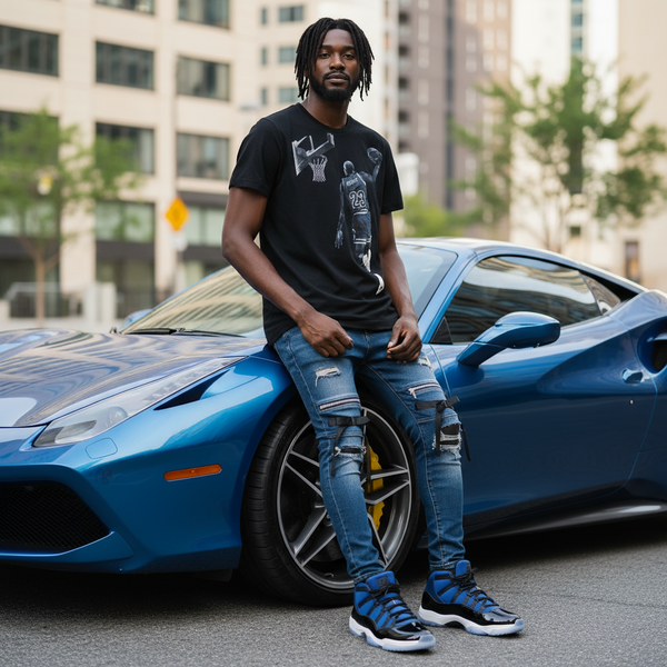 ^23 GOAT^ (BLACK) SHORT SLEEVE T-SHIRT