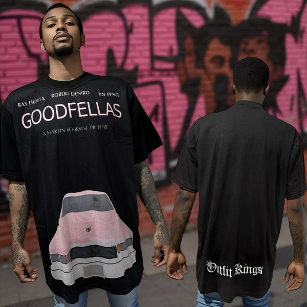 •GOODFELLAS ~ “Pink Cadillac” Luxury big print tees (Cotton Blends) (UP TO 5XL)
