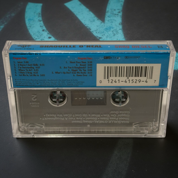 •SHAQUILLE O’NEAL - SHAQ DIESEL• ~1993 OG PRESSING~ (CASSETTE TAPE)