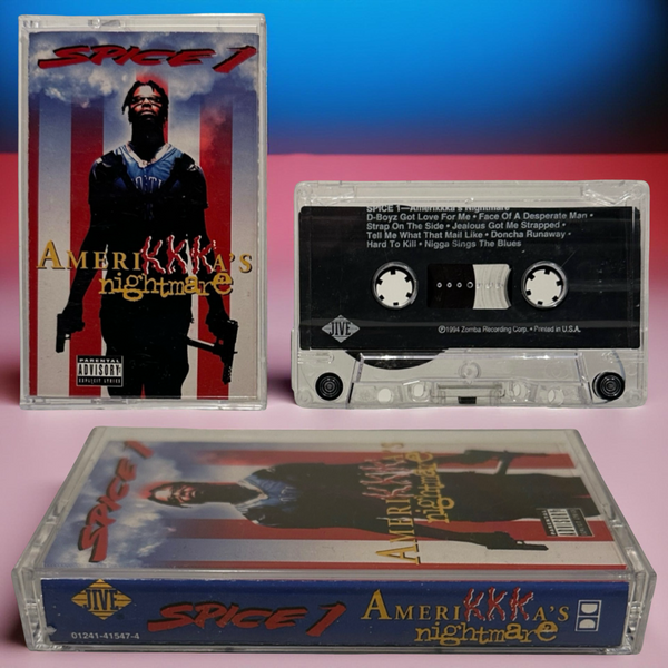 •SPICE 1 - AMERIKKKA’S NIGHTMARE• ~1994 OG PRESSING~ (CASSETTE TAPE)