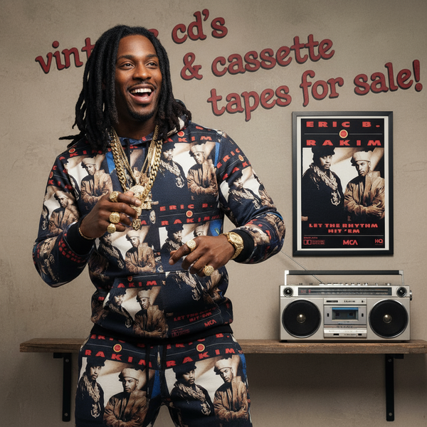 •ERIC B. & RAKIM - LET THE RHYTHM HIT EM’• ~1990 ORIGINAL PRESSING~ (CASSETTE TAPE) (2)