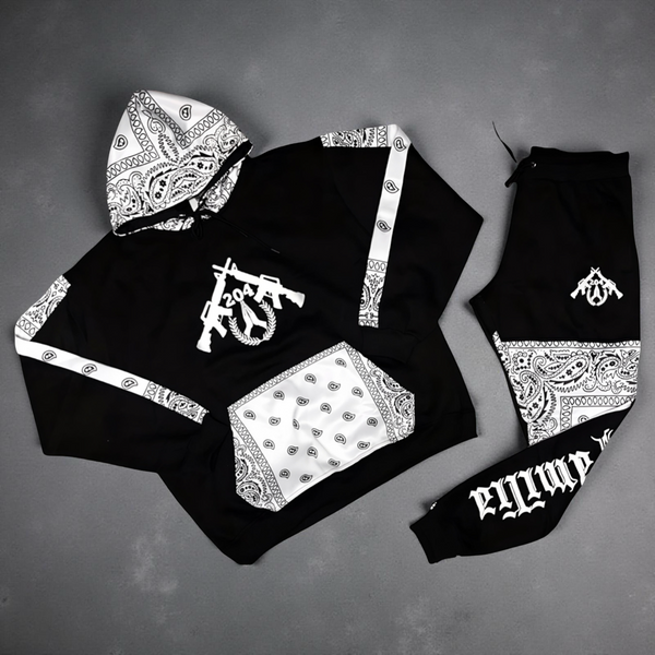 *204 LA FAMILIA* ~TEAM AK~ FULL SWEATSUITS (CUT & SEW WITH EMBROIDERED LOGOS)