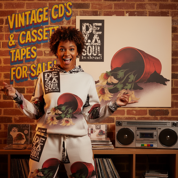 •DE LA SOUL - DE LA SOUL IS DEAD• ~1991 OG PRESSINGS~ (CD & CASSETTE TAPE)