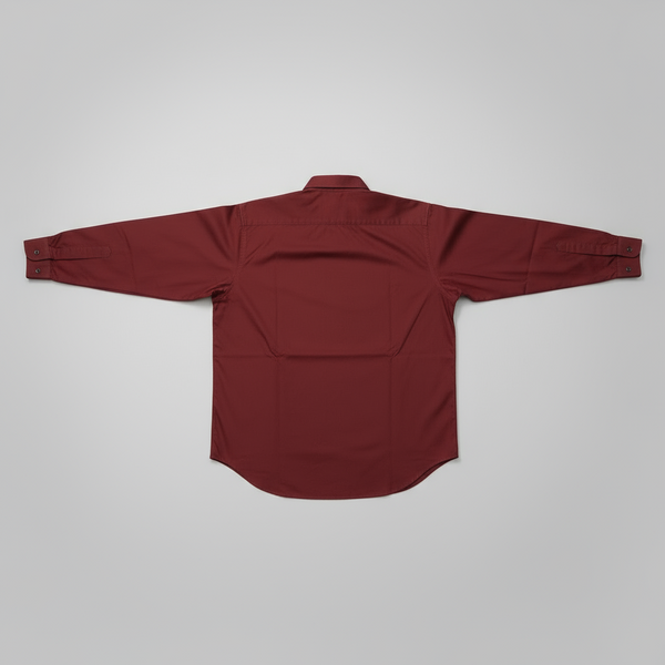 *ECKO UNLIMITED* ~WINE RED~ •LONG SLEEVE DRESS SHIRT•