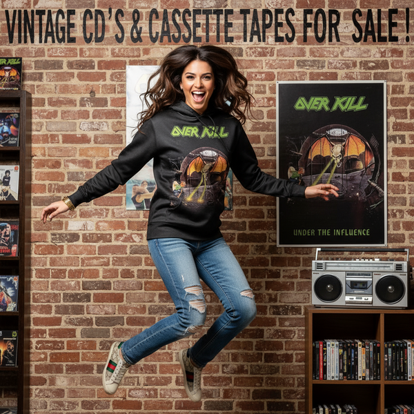 •OVERKILL ~ UNDER THE INFLUENCE• ~1988 OG PRESSING~ (CASSETTE TAPE)