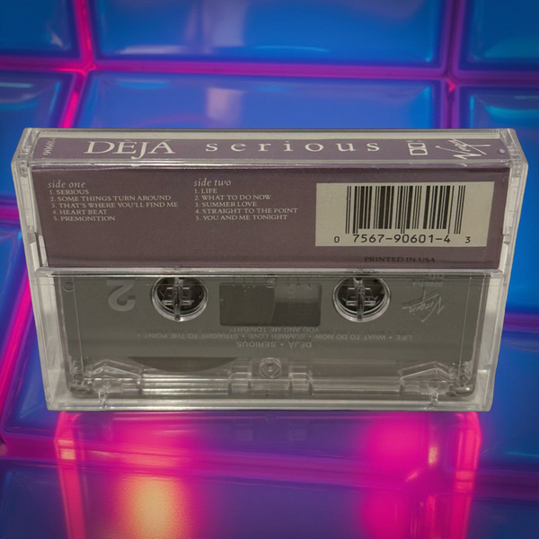 •DEJA - SERIOUS• ~1987 OG PRESSING~ (CASSETTE TAPE)