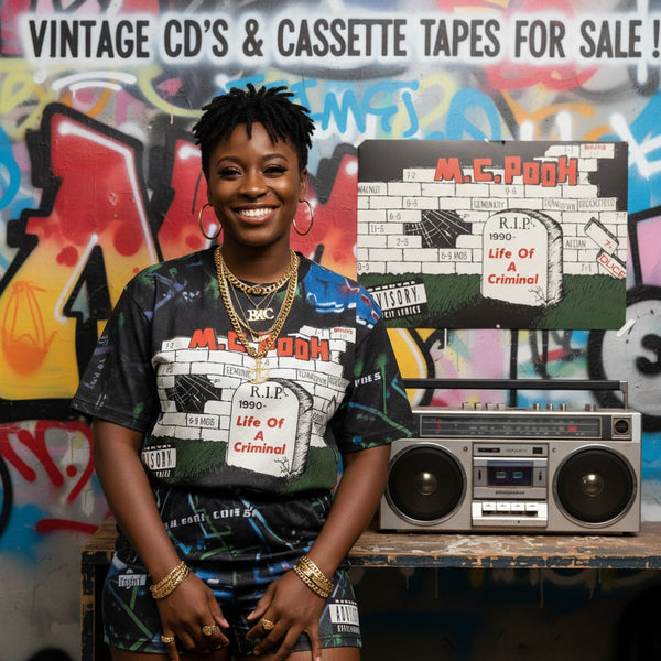 •M.C. POOH - LIFE AS A CRIMINAL• ~1990 OG PRESSING~ (CASSETTE TAPE) (1)