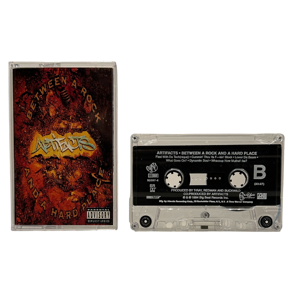 •ARTIFACTS - BETWEEN A ROCK AND A HARD PLACE• ~1994 OG PRESSINGS~ (CD & CASSETTE TAPE)