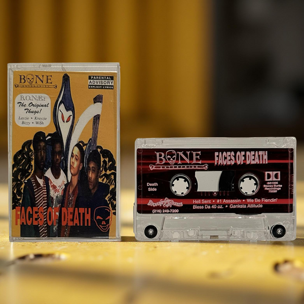 •BONE ENTERPRISE - FACES OF DEATH• ~1993 OG REPRESSING~ (CASSETTE TAPE)