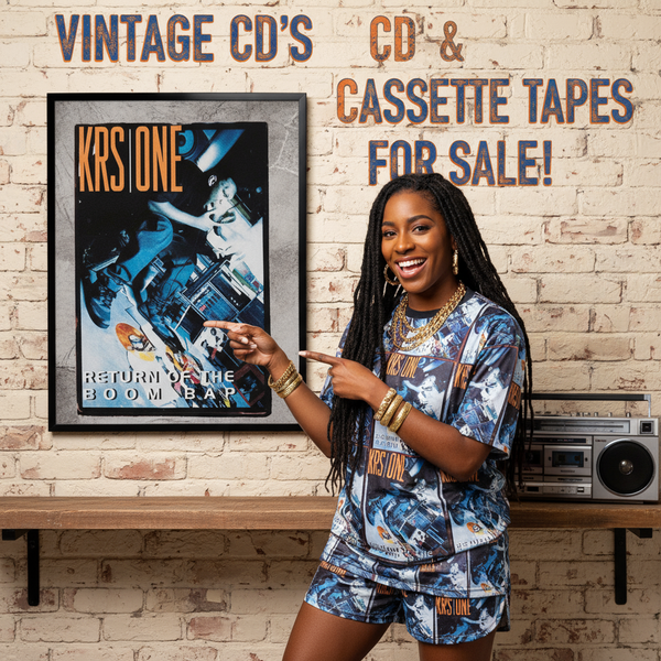 •KRS ONE ~ RETURN OF THE BOOM BAP• (1993 OG PRESSING) (CASSETTE TAPE) (3)
