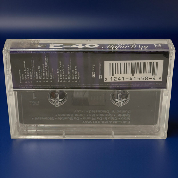 •E-40 - IN A MAJOR WAY• ~1995 OF PRESSING~ (SEALED CASSETTE TAPE)