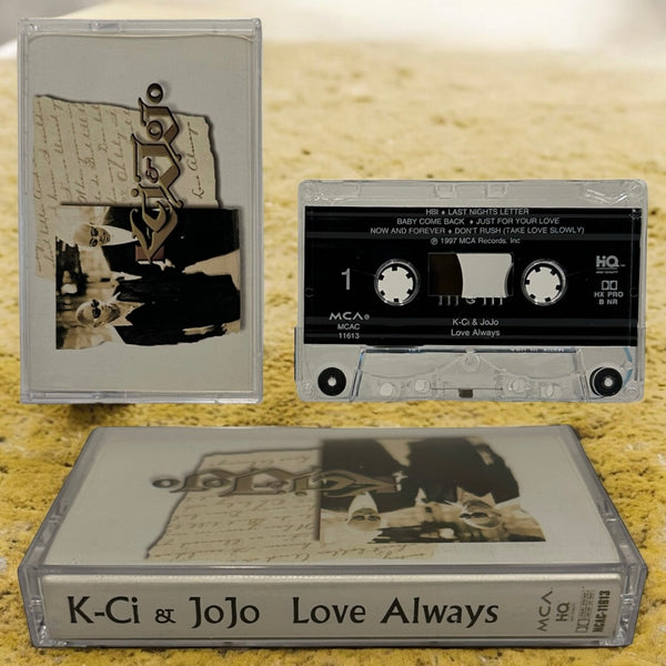 •K-CI & JOJO - LOVE ALWAYS• ~1997 OG PRESSINGS~ (CASSETTE TAPE)