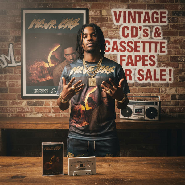 •MC. JR. CAS ~ BORN 2 FLOW• (1991 OG PRESSING) (CASSETTE TAPE)