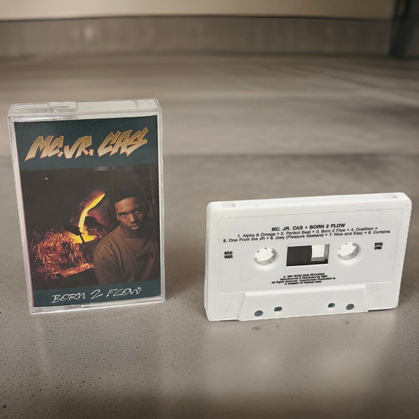 •MC. JR. CAS ~ BORN 2 FLOW• (1991 OG PRESSING) (CASSETTE TAPE)