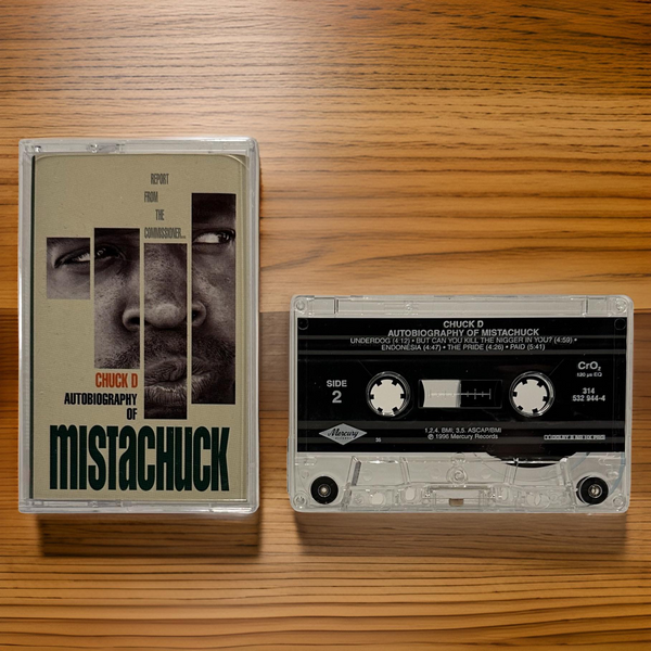 •CHUCK D ~ AUTOBIOGRAPHY OF MISTACHUCK• ~1996 OG PRESSING~ (CASSETTE TAPE)