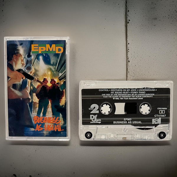 •EPMD - BUSINESS AS USUAL• ~1990 ORIGINAL PRESSING~ (CASSETTE TAPE) (2)