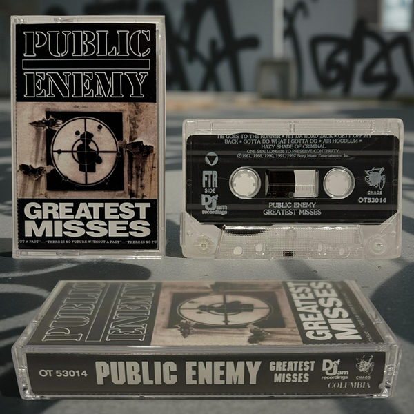 •PUBLIC ENEMY - GREATEST MISSES• ~1992 OG PRESSING~ (CASSETTE TAPE)